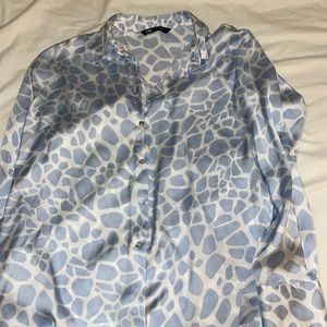 Zara Silk button up